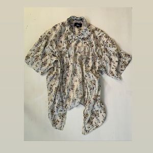 Floral button down